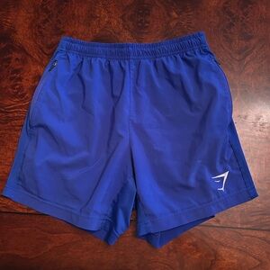 Gymshark Shorts Mens Small Blue Arrival 5" Training Running Athletic Gym Active
